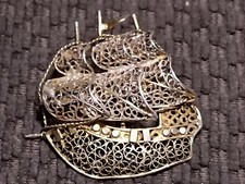 Spilla vintage galeone - spilla,