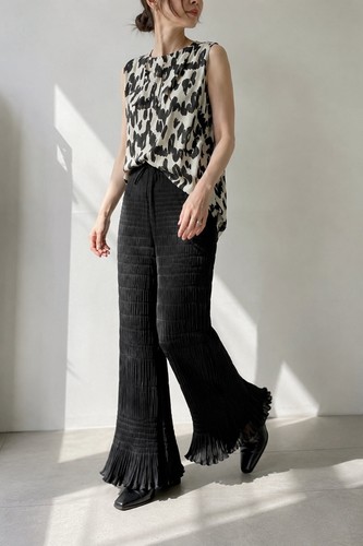 Pantaloni plissettati telma - pantaloni,