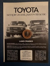 Rara Pubblicita’ TOYOTA LAND CRUISER Station Wagon-Hard Top del 1982