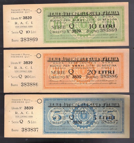 Buoni benzina anni reale - buoni,