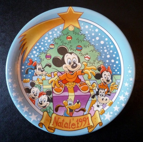 Piatto walt disney natale - piatto,