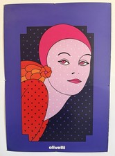 Poster Design Walter Ballmer For OLIVETTI - Made in Italy - Anni 70 - ULTRA RARO