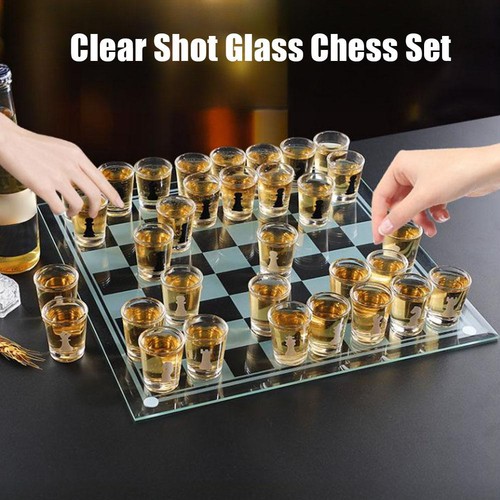 Set scacchi vetro clear - set,