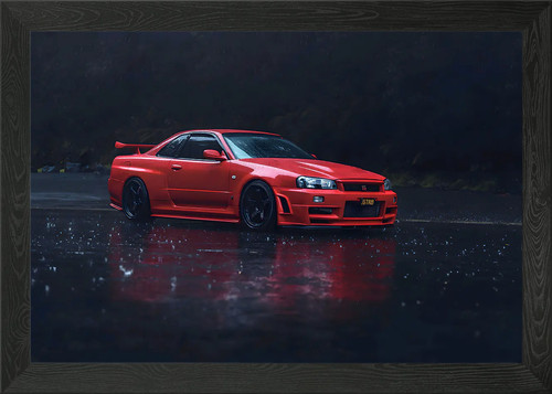 Poster nissan gtr r34 - poster,