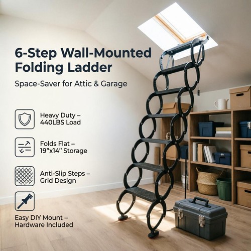 Scala soffitta pieghevole a - soffitta,