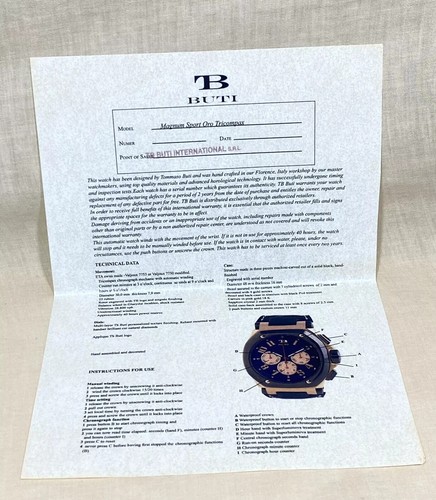 Buti instructions manual - tb,