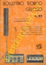 Geloso bollettino tecnico - geloso,