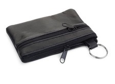 PORTACHIAVI PORTATELECOMANDO AUTO IN PELLE NERA