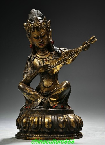 Statua buddismo saraswati - saraswati, fata