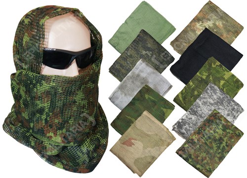 Camouflage net scarf - net,