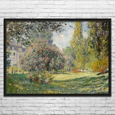 Poster stampa artistica Monet Parc Monceau, tela o cornice impressionismo belle arti
