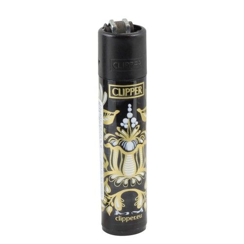 Accendino clipper fiore - , d'oro