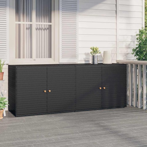 Mobiletto giardino nero - mobiletto, da