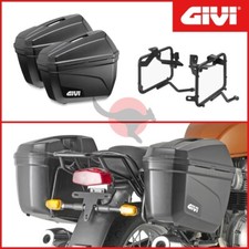 VALIGIE LATERALI + TELAI [GIVI] E22 22L. ROYAL ENFIELD INTERCEPTOR 650 2019-2023