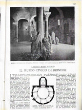 F. Reggiori - IL MUSEO CIVICO DI BRINDISI (articolo/stralcio del 1925)