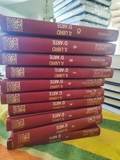 IL LIBRO D'ARTE ENCICLOPEDIA IN 10 VOLUMI EDIZIONI GROLIER ANNI '70