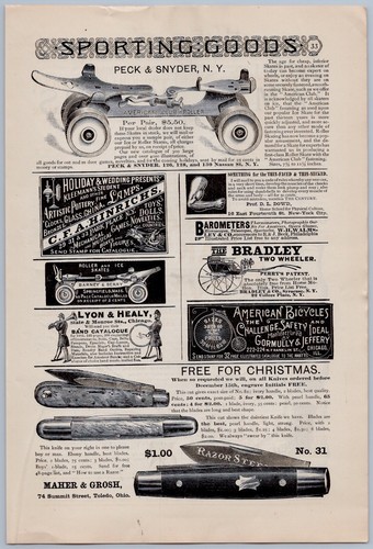 1885 peck snyder - &,
