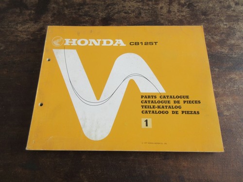 Honda cb125t cb125 1977 oem - cb125t,
