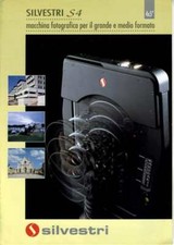 Silvestri S4 apparecchio foto grande formato, depliant per fotografi