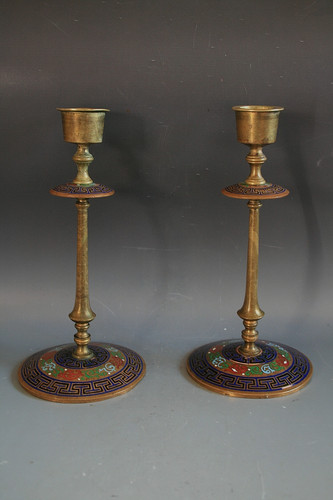 Antichi candelabri ottone - candelabri,