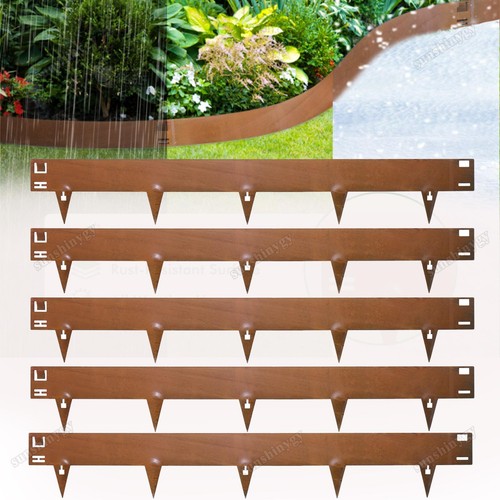 Bordura per aiuole corten - 5,