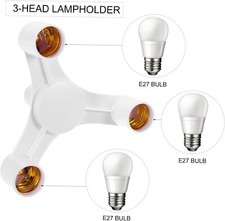 1 Adattatore 3-in-1 E27