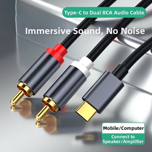 Cavo audio rca premium usb - cavo,