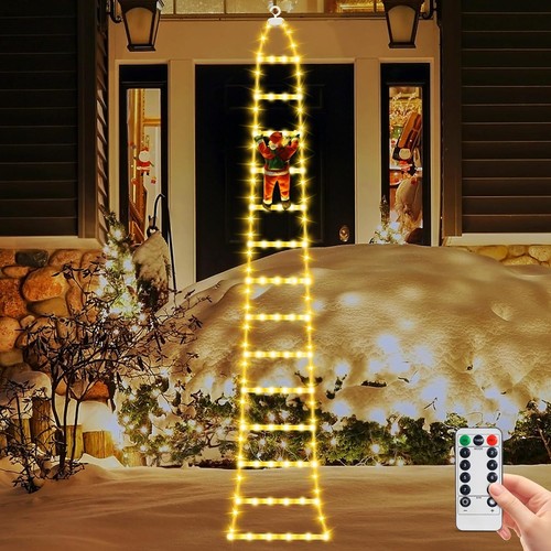 Scala led babbo natale - led, catena