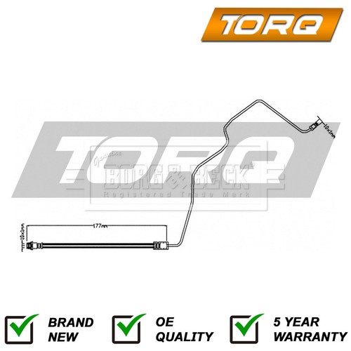 Tubo freno posteriore interno