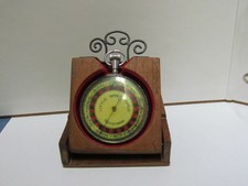  Grande gioco da Tasca Roulette Monte Carlo FUNZIONANTE Orologio lotto vecchia