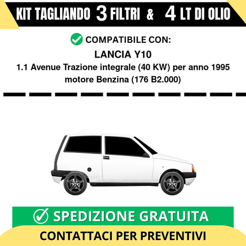 Tagliando per lancia y10 - per,