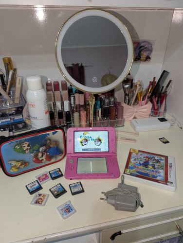 Nintendo 3ds rosa spr - 3ds, xl