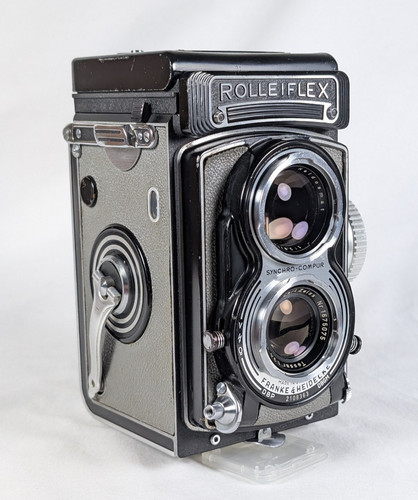 Rolleiflex grigio con - rolleiflex,