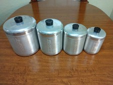 Set 4 Bidoni Cucina Vintage