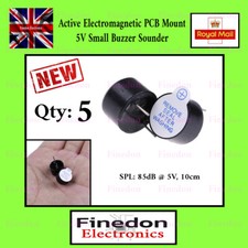 5 pezzi cicalino attivo 5 V 12