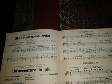 spartiti musicali sciorti anni