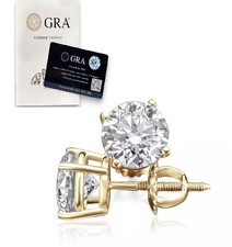 Orecchini solitario oro 14k - solitario,