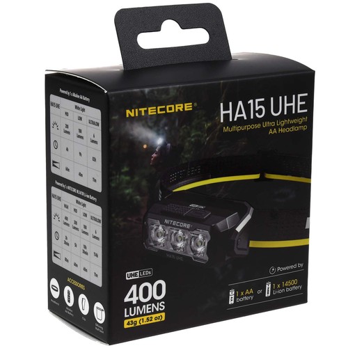 Nitecore ha15 uhe led - nitecore, lampe