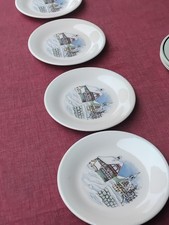 Set 4 Piatti Piani in Ceramica