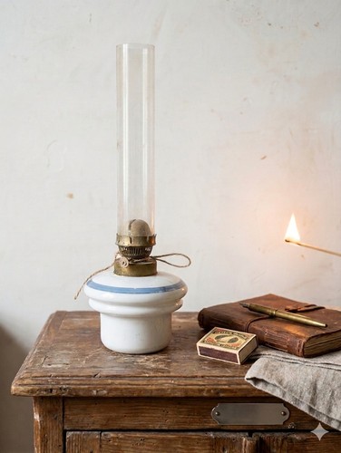 Antica lampada luce abatjour - luce,