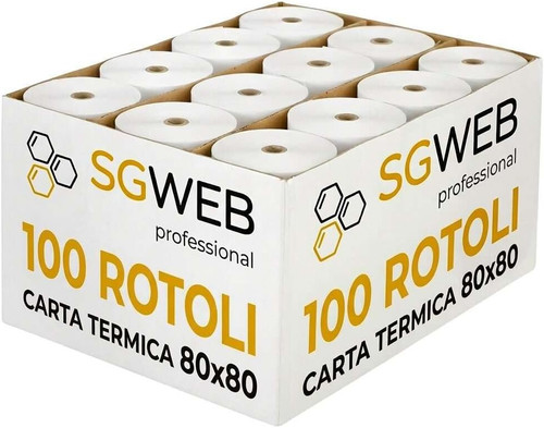 Rotoli carta termica - termica, 80x80