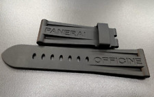 Original Panerai Caoutchouc Black Strap 26/22mm BA-Cinturino Caucciù