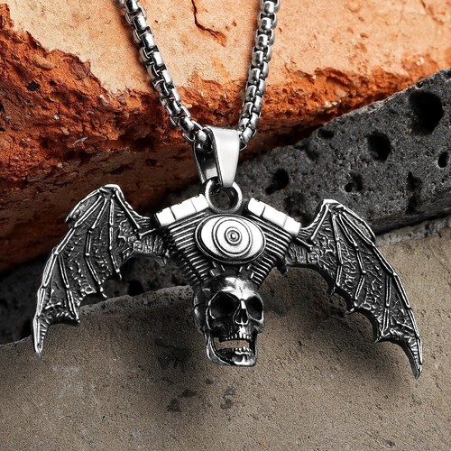 Ghost rider gotico teschio ali - ghost,