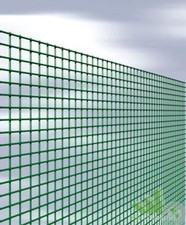 ROTOLO 25 N RETE QUADRAPLAST PLASTIFICATA VERDE RECINZIONE MAGLIA 12X12 H.120