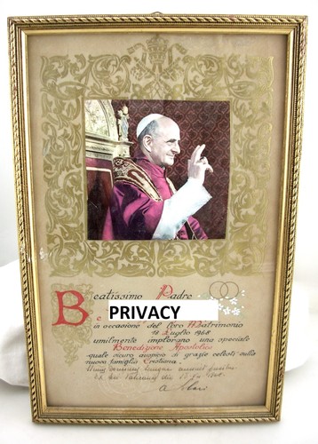 Vaticano papa paolo 1968 - paolo, vi