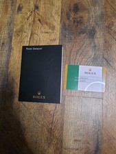 Rolex Warranty Card 116610 And