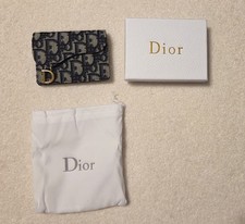 Dior oblique card wallet - card,