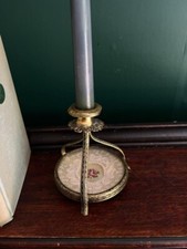 Portacandele vintage ottone