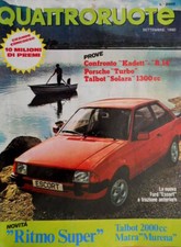 Quattroruote 299 1980 Prove
