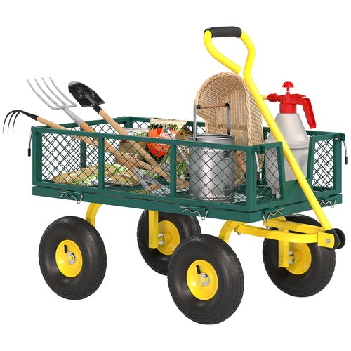 Outsunny carrello giardino - carrello, da
